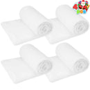 4 Pcs Christmas Snow Blanket Roll (3x8 Ft) for Christmas Decorations