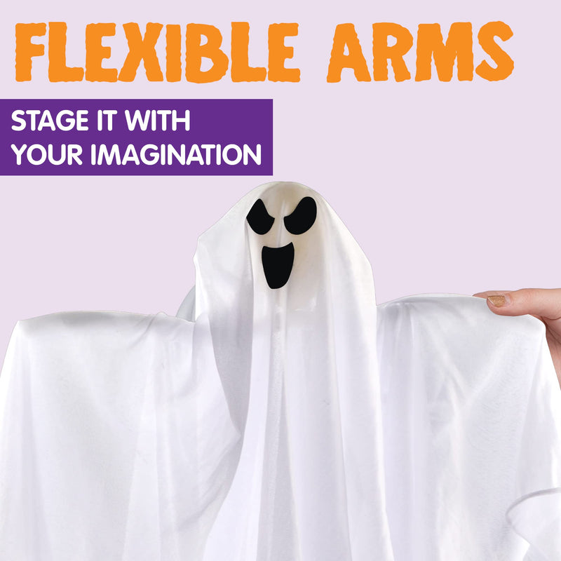 1 PC 27.5" Halloween Hanging Ghosts Decorations Outdoor