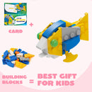 24 Packs Valentines Day Cards with Sea Animal Building Blocks for Gifts Party Favor