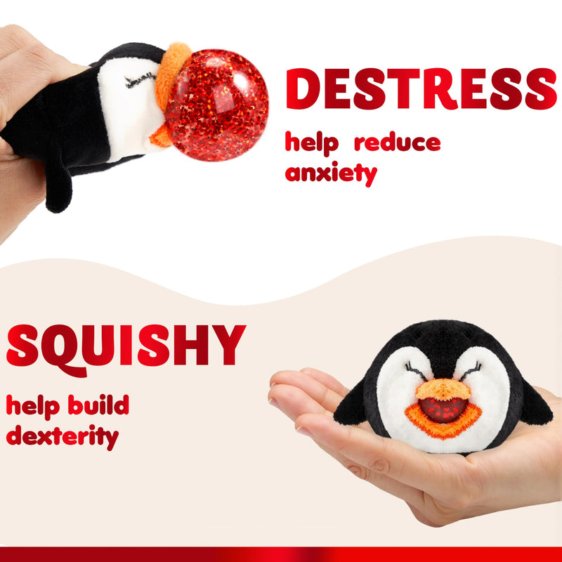 3 PCS Christmas Squeeze Plush Balls