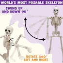 12 PCS 16" Halloween Skeleton Decor