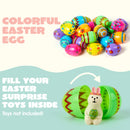 24PCS 2.3" Printed Eggs