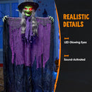 72” Halloween Hanging Witch Decorations Outdoor