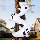 8ft Inflatable Ghosts Hugging Tree