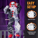 Halloween Hanging Swinging Animatronic Clown