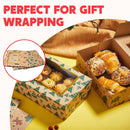 12 PCS Foiled Christmas Cookie Boxes for Gift Giving
