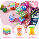 28 Pcs Valentines Day Gift Impossible Spiral Cone Fidget Toy with Valentine Cards