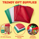 36 Sheets Christmas Tissue Paper Red, Green & White
