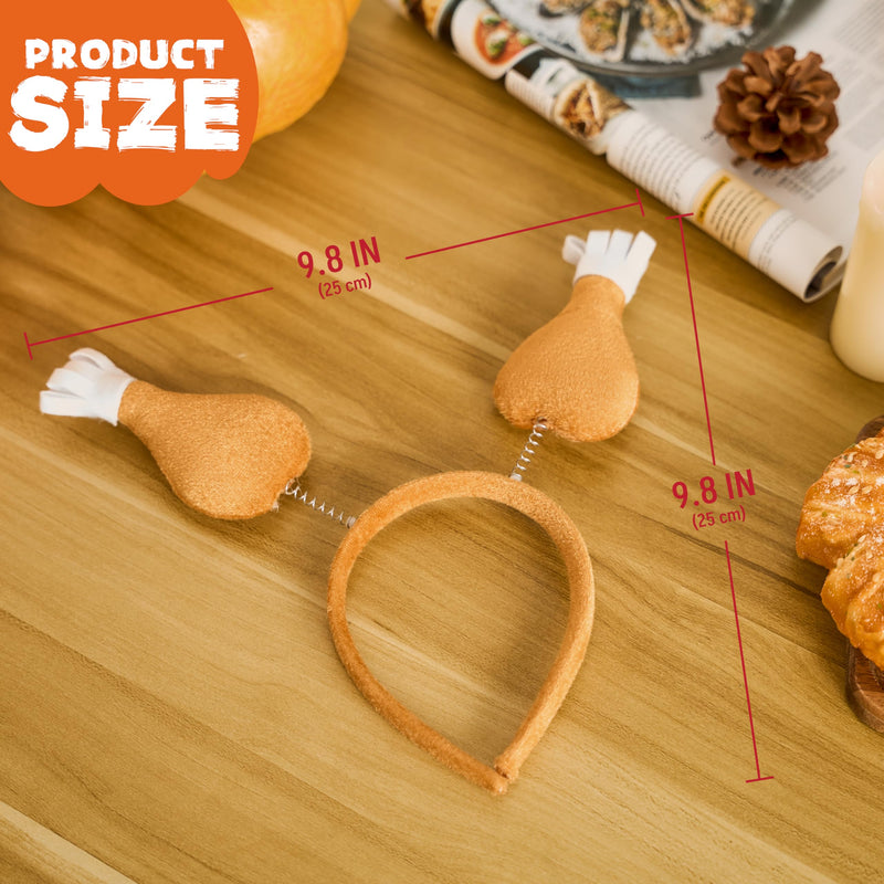 3 Pcs Thanksgiving Turkey Leg Headbopper Accessories