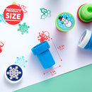 25 PCS Christmas Rubber Stamps for Kids Gift