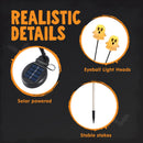 2 Pcs 12LEDs Solar Cute Ghost Lights