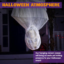 72" Halloween Hanging Cocoon Corpse for Outside Decorations