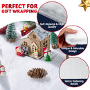 2Pcs Christmas Snow Blanket Roll for Christmas Decoration