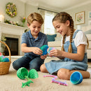 3D Printed Dragon Eggs with 12" Laser Green Dragon Inside