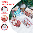 12 PCS Christmas Greeting Cards with Envelopes