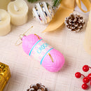 Christmas Crochet Glass Small Ornament