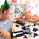 120 Pcs Halloween Rainbow Scratch Art Crafts for Kid