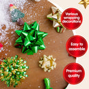 24 PCS Christmas Wrap Gift Bows