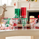 36 PCS Christmas Plastic Cups Disposable