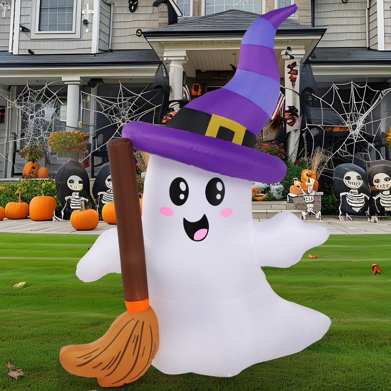 6FT Halloween Inflatables Ghost Outdoor Decorations