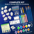 Rock Painting Kit- Glow in The Dark Rock Kit for Kids