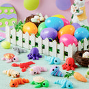 12Pcs Prefilled Easter Eggs with Mini Sea Animals