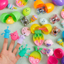 25pcs Prefilled Easter Eggs with Assorted Toys Plus Stickers