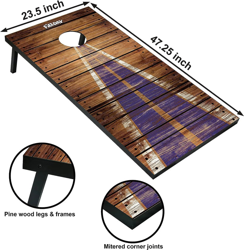4ft x 2ft Outdoor July 4th Cornhole Game Set