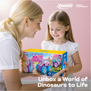 3 Pack Monster Truck Toys, Friction Powered Pull Back Car Toys