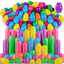 1000Pcs 2.3in Plastic Easter Egg Shells for Easter Egg Hunt