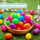 500Pcs 2.3in Colorful Easter Egg Shells for Easter Egg Hunt