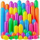 500Pcs Easter Eggs Bright Color Plastic Fillable For Easter Hunt Party Favors