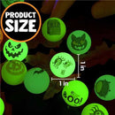 100 Halloween Glow in The Dark Bouncing Balls