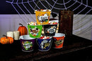 6 Pcs Halloween Trick and Treat Steel Bucket with 6 Designs