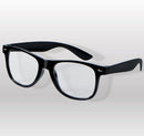 JOYIN Black Nerd Glasses with Clear Lenses - Classic Halloween Costume Prop