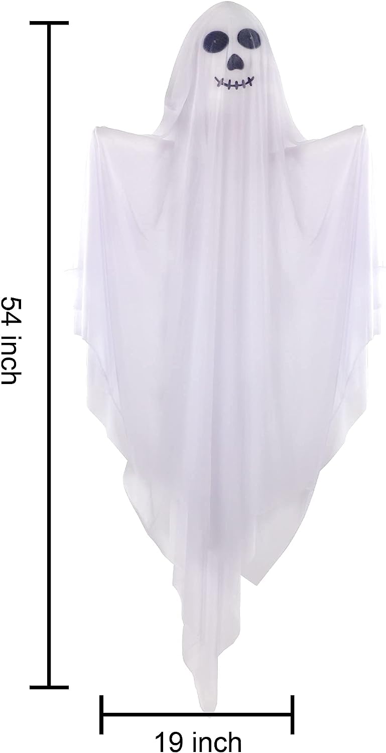 54in Light-up White Hanging Ghost