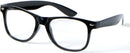 JOYIN Black Nerd Glasses with Clear Lenses - Classic Halloween Costume Prop