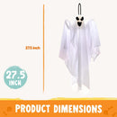 2 Packs 27.5" Halloween Decoration Hanging Ghosts Outdoor