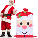 56in x36in Jumbo Christmas Santa Plastic Gift Wrapping Bag for Gift Giving