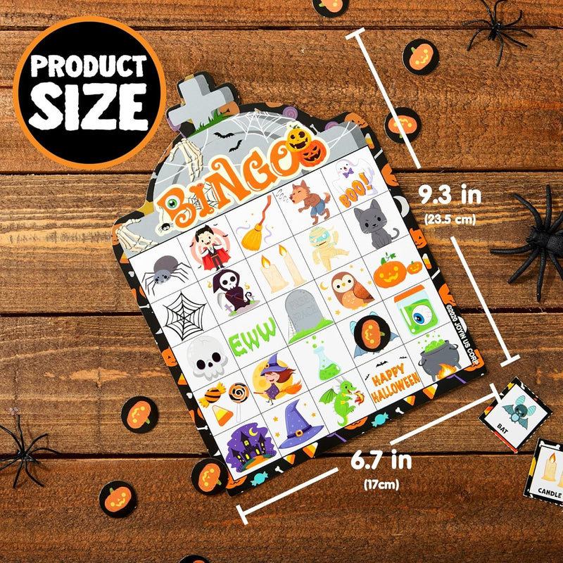 28pcs Halloween Bingo Card Game