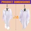 1 PC 27.5" Halloween Hanging Ghosts Decorations Outdoor
