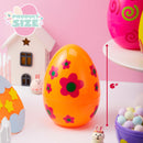6 Pcs Large Printed Easter Eggs - 6 Inches Jumbo Plastic Eggs Fillable for Easter Hunt