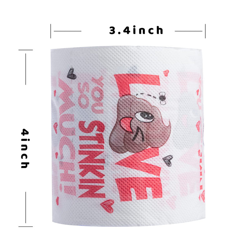 3 Rolls Funny Valentines Day Toilet Paper