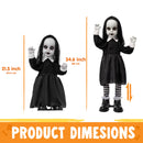 Halloween Decoration 34" Black Zombie Girl Ghost Animatronics