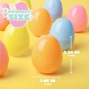 100PCS Pastel Easter Egg Shell Bulks for Easter Hunt 2.3"
