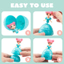 12 Pcs Filled Easter Egg with Princesses Doll for Easter Eggs Hunt