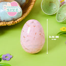 12 PCS Plastic Easter Marble Printed Fillable Empty Eggs