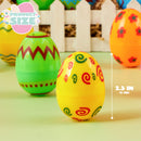 24PCS 2.3" Printed Eggs