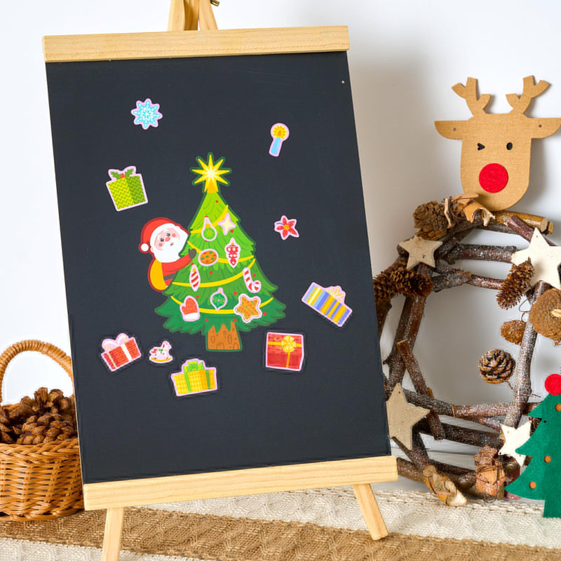 48 Pcs Christmas Sticker Sheets, Christmas Craft Supplies for Kids