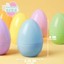 6 Pcs Large Pastel Easter Eggs - 6 Inches Jumbo Plastic Eggs Fillable for Easter Hunt